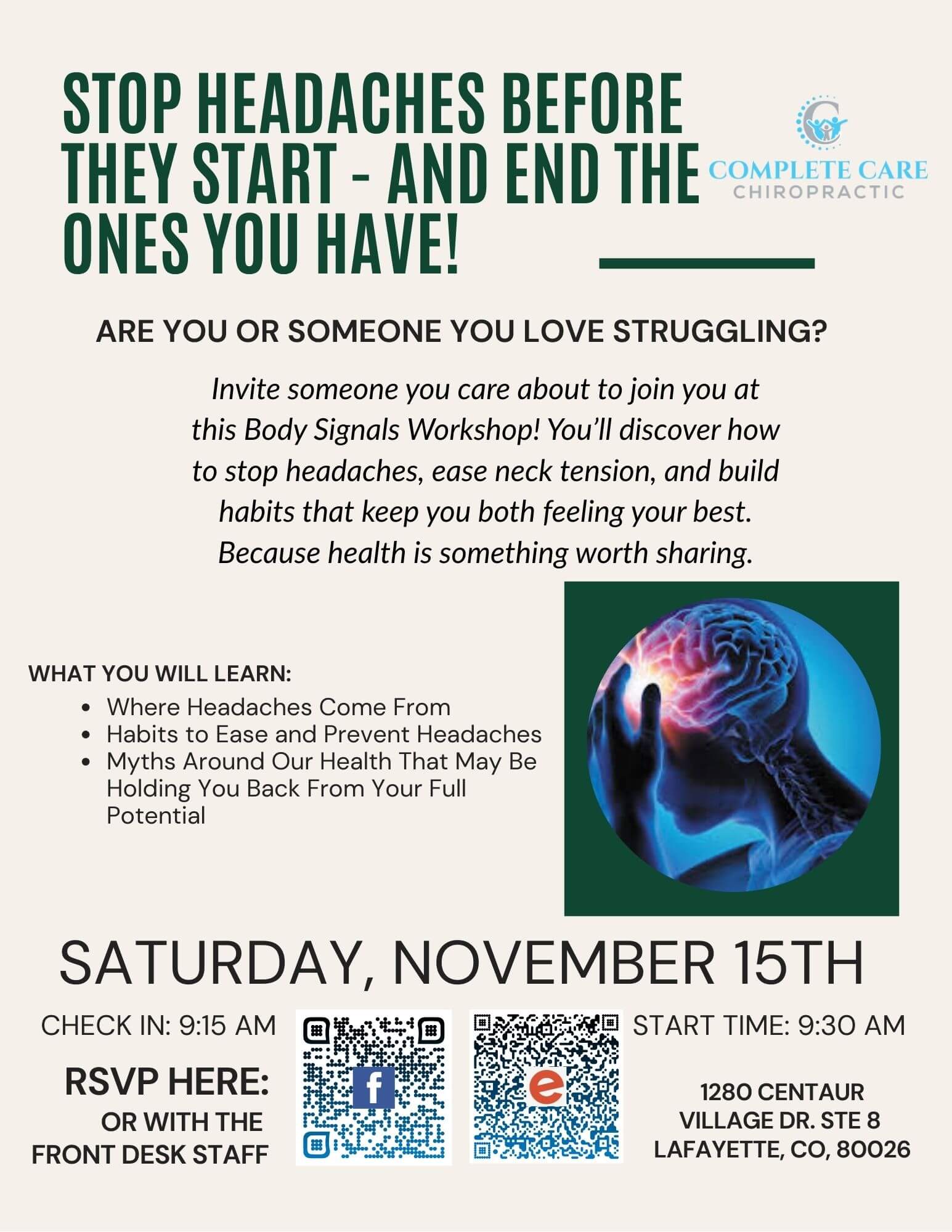 Finalized neck pain flier