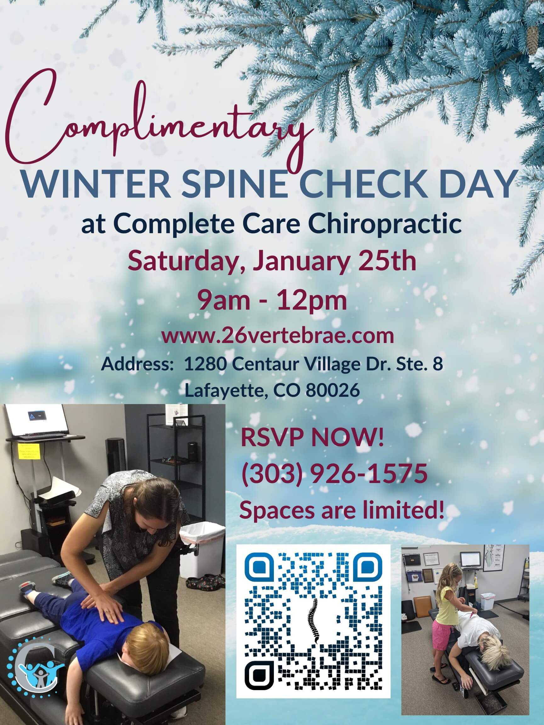 Spine Check Day Flier