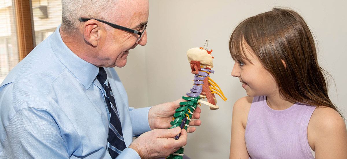 dr freedman talking with patient