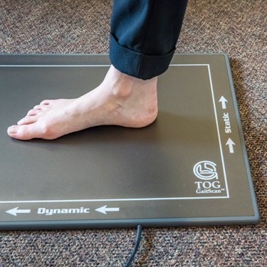 Mat for orthotics scan