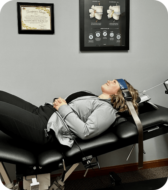 spinal decompression session