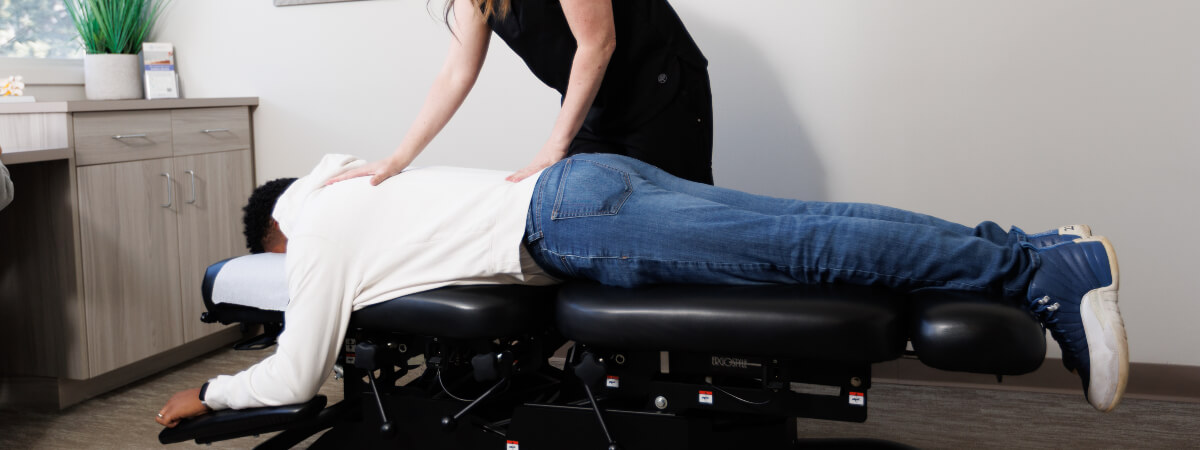 Woodbury patient treated with Chiropractic Care