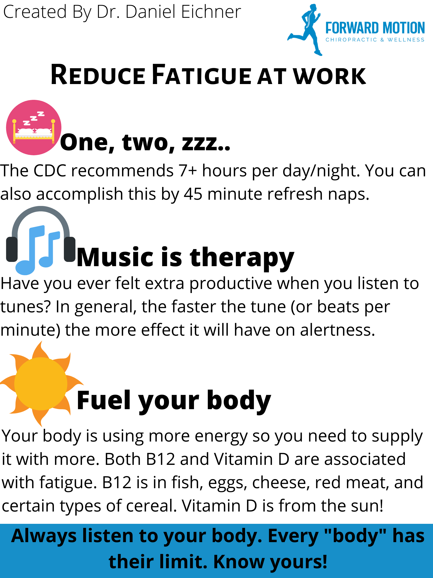 Reduce Fatigue at Work