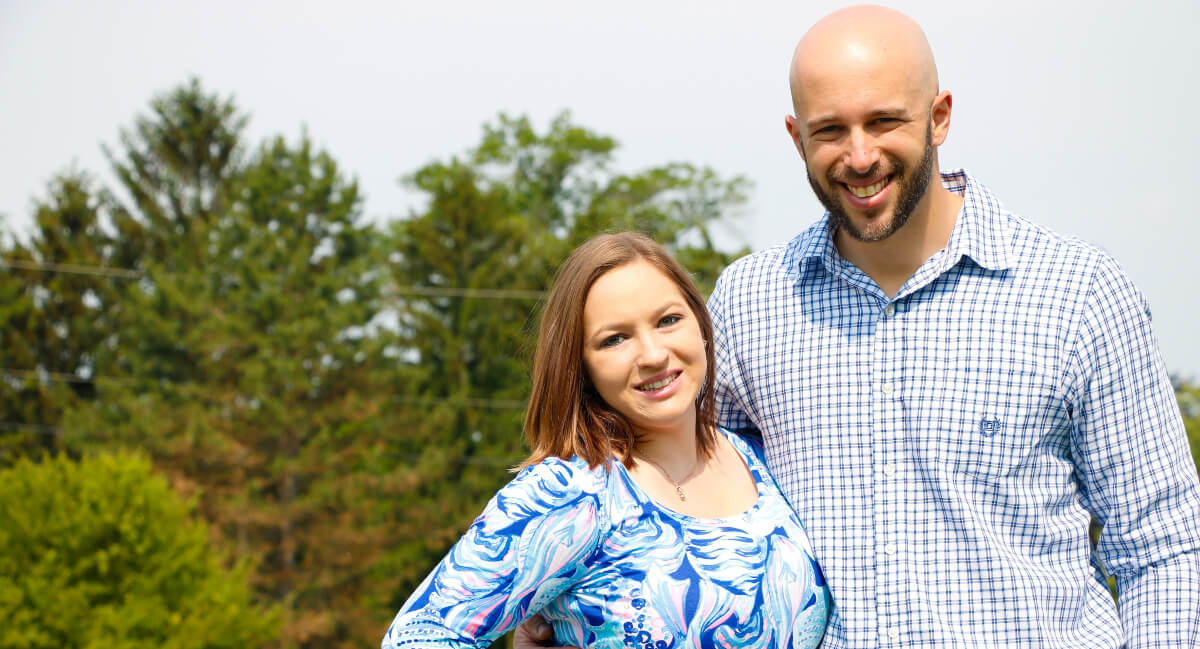Dr. Eichner and his wife