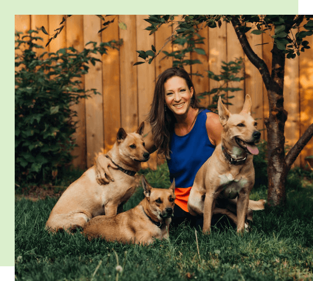 Nikki Burnett and dogs