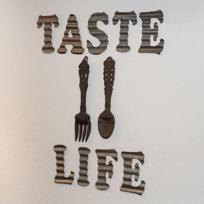 Taste of life sign