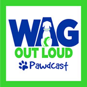 Wag Out Loud Pawdcast logott 