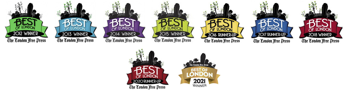 Best Of London Award logos