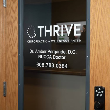 Thrive Chiropractic and Wellness Center door