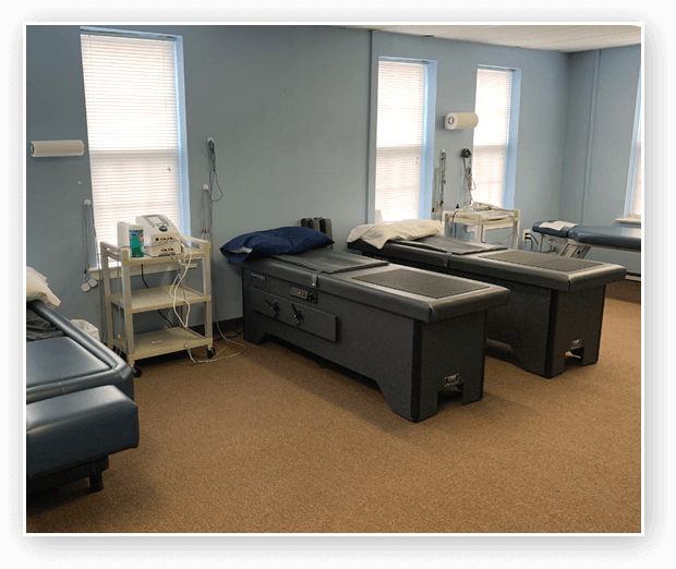 Therapy room at Life Chiropractic and Injury Center
