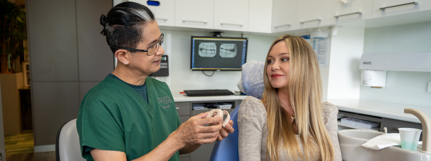 Chatswood patient in a dental consultation