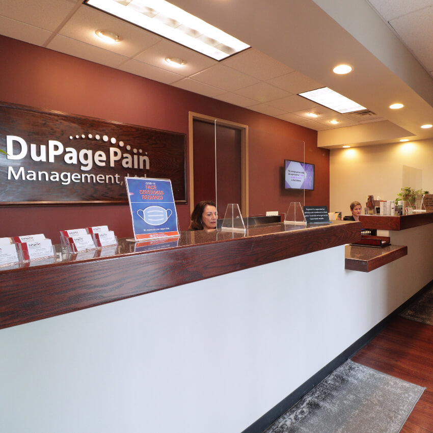 our front desk area