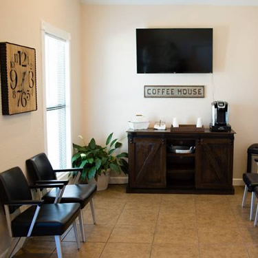 Power Chiropractic Clinic waiting room