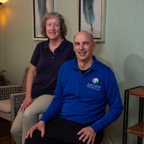 Dr. Skopp and his wife
