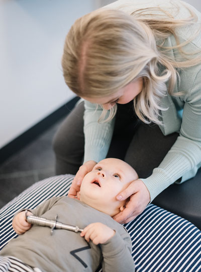 Upper Cervical Adjustment on Baby