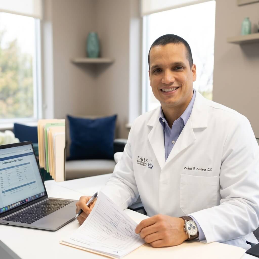 Dr. Richard Laviano at desk