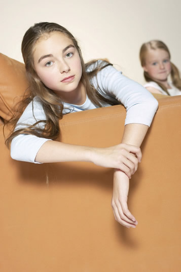 girls on couch