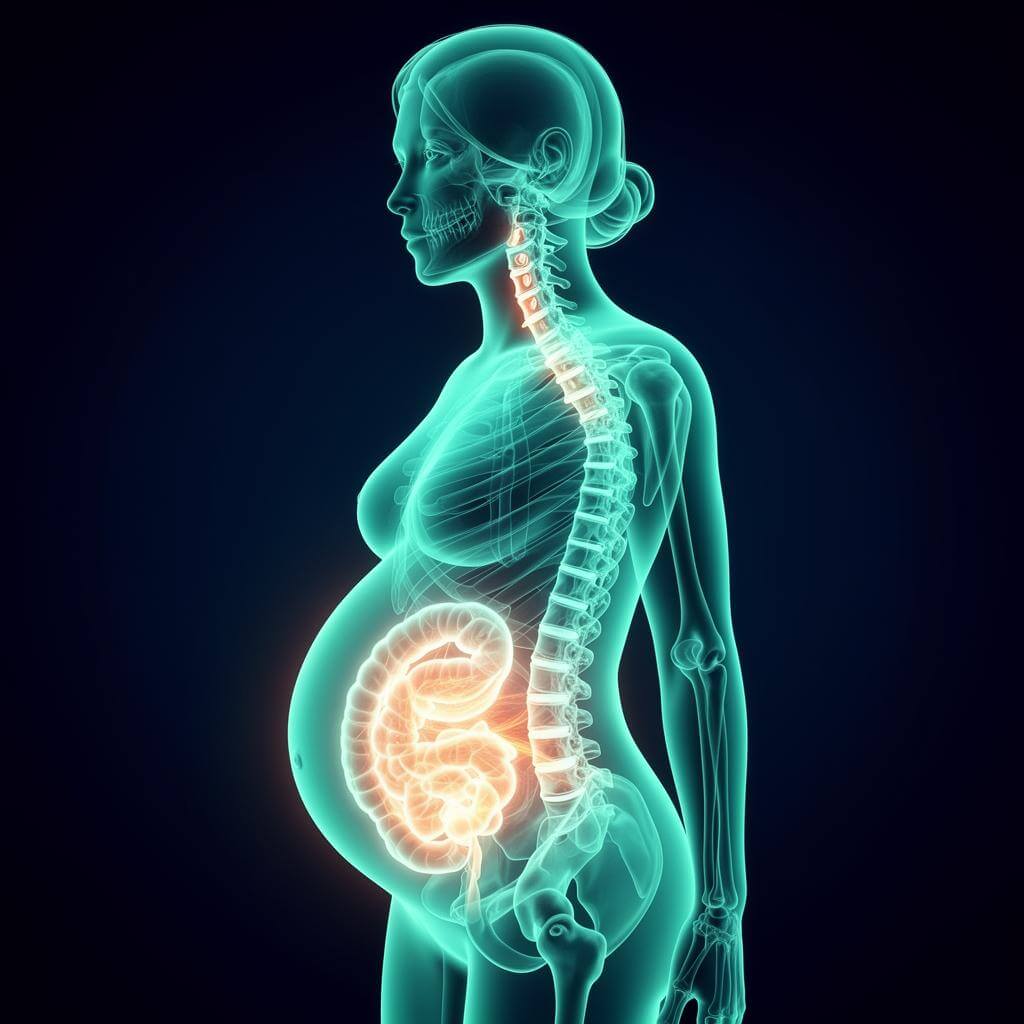 pregnant woman illustration
