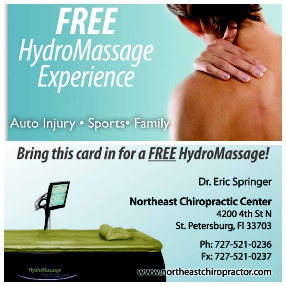 HydroMassage St. Petersburg FL Northeast Chiropractic Center