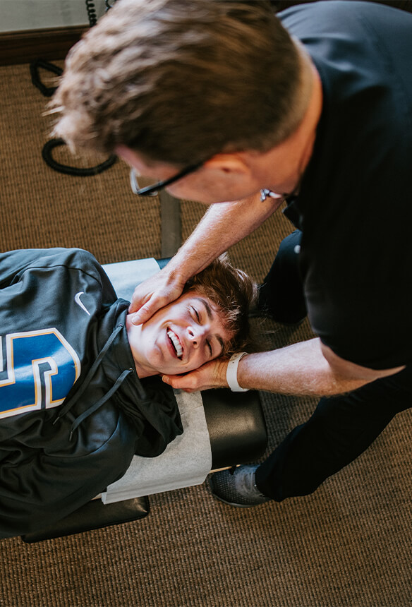 Dr. Heath cervical adjustment