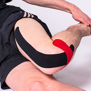 rock tape on knee