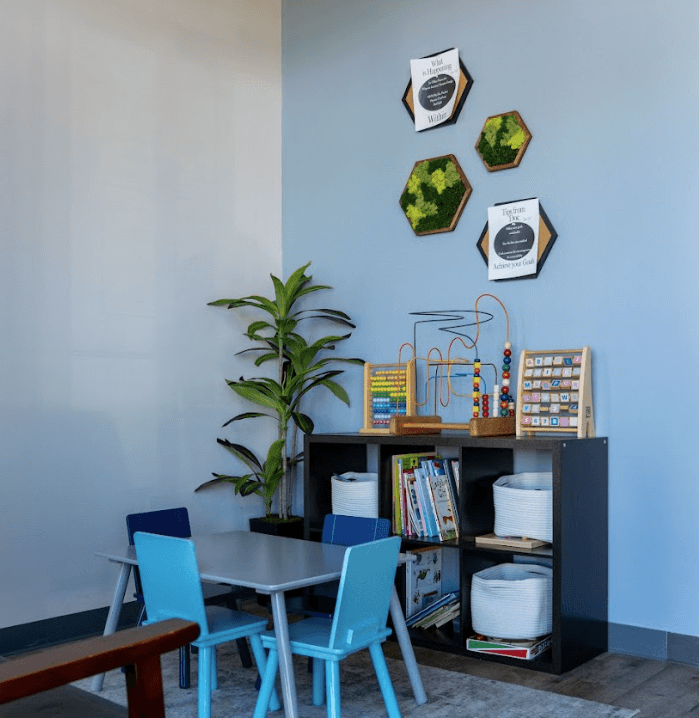 our waiting area