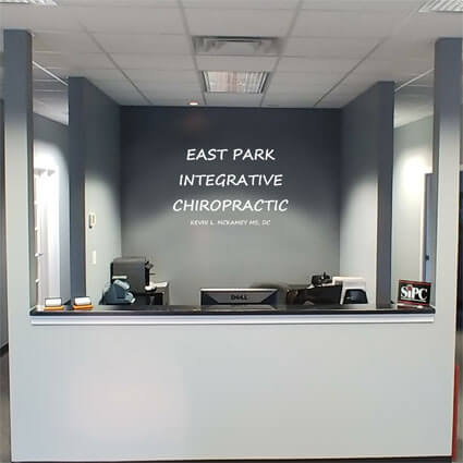 East Park Integrative Chiropractic front desk