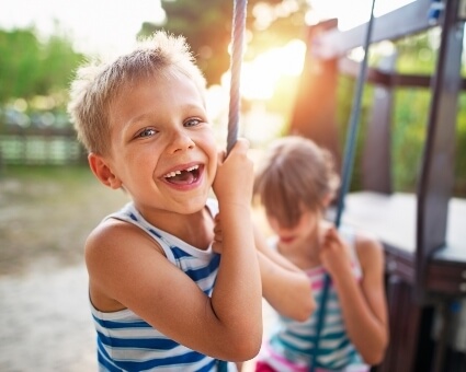Smiling little boy