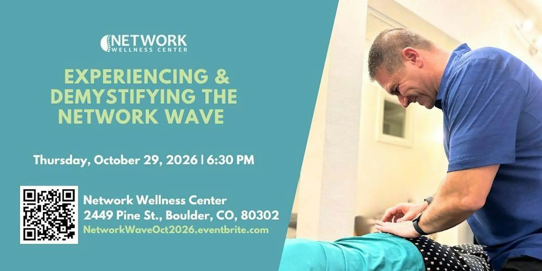 the network wave event banner
