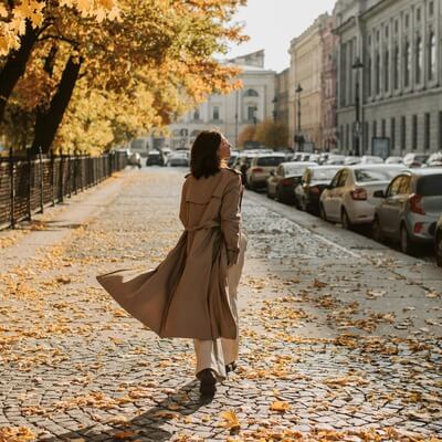 woman walking 