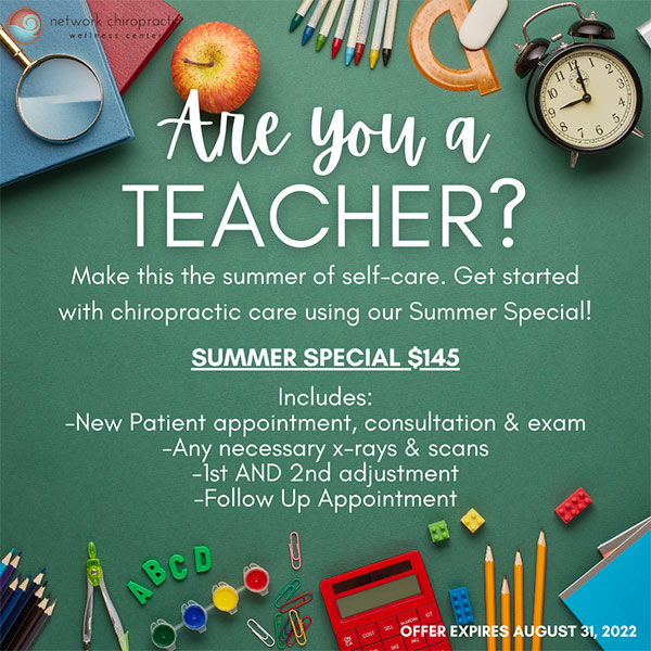 summer teacher special flyer