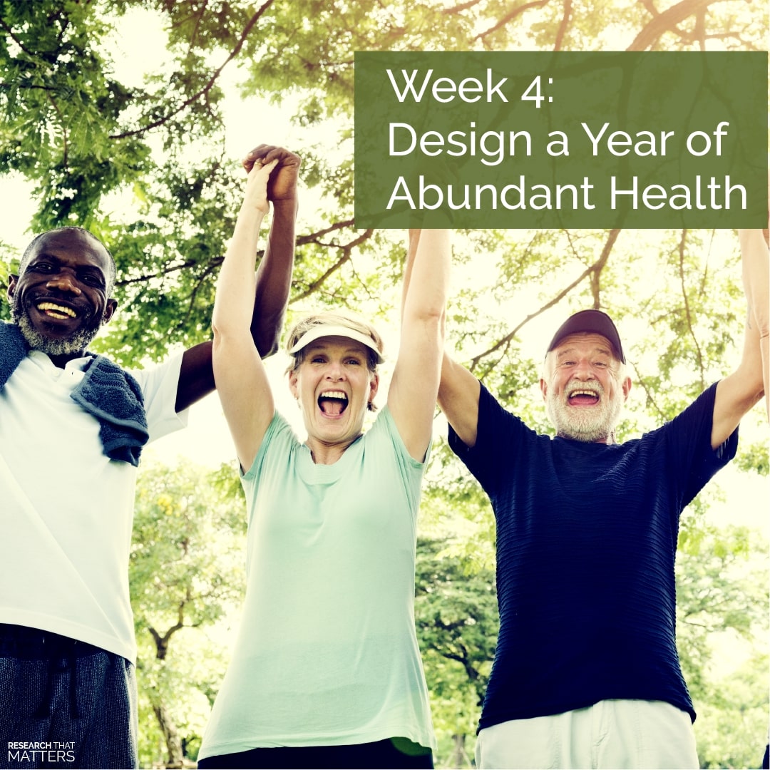 Week 4 - Design a Year of Abundant Health