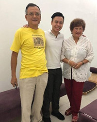 Dr Chen with Angela and Chong