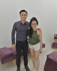 Dr Chen with Elaine