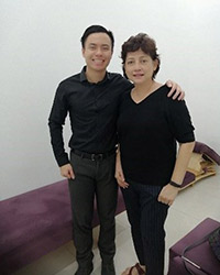 Dr Chen with Julie
