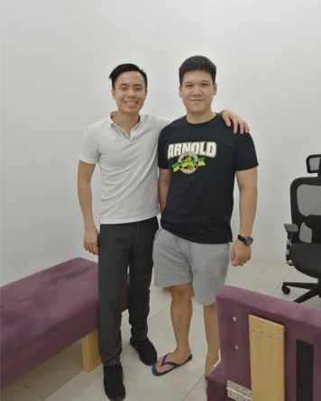 Dr Chen with Lucas