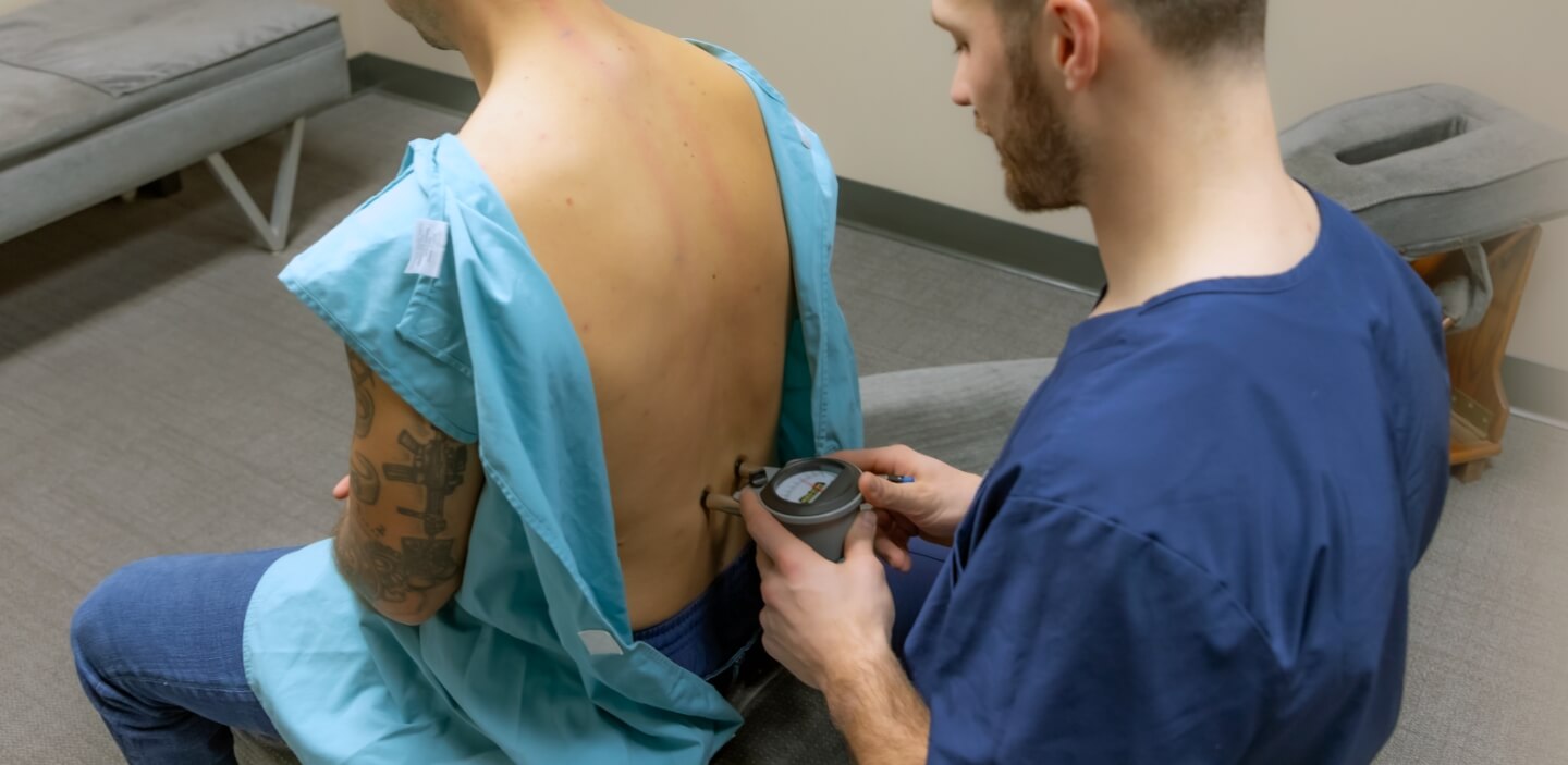 scan on patients back