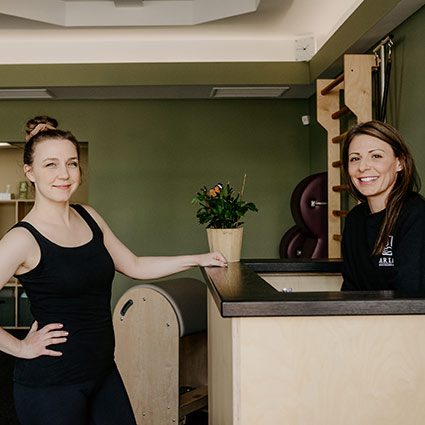 our pilates team smiling