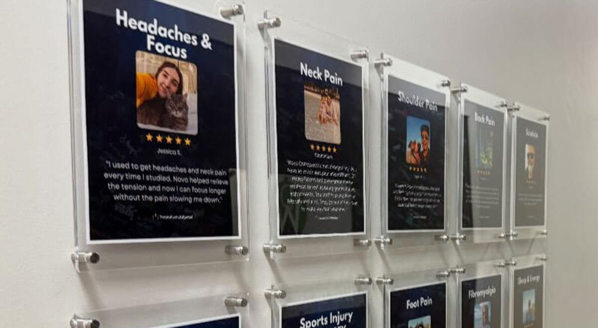 Testimonial wall
