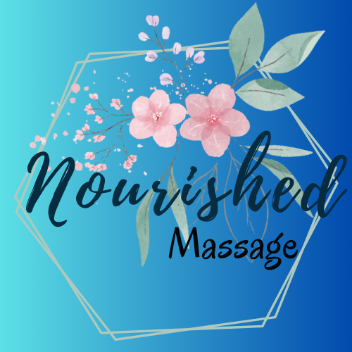 Nourished Massage logo blue