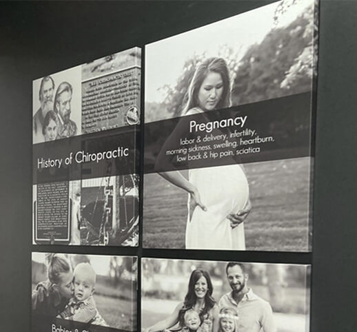 signs on our wall