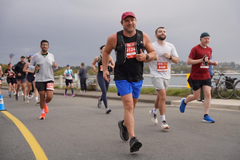 Dr. Nick Milton running