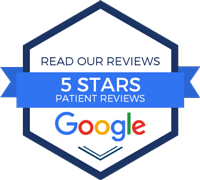 5 star google reviews banner