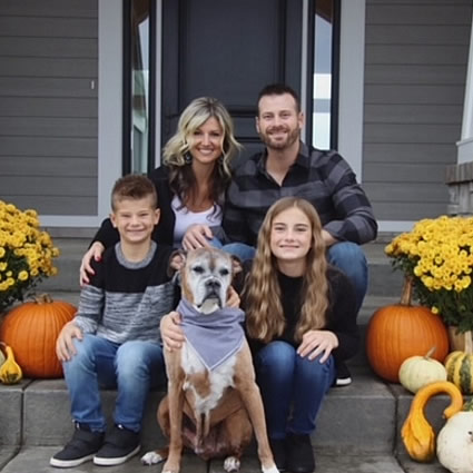 Dr. Katie Hulbert and her family