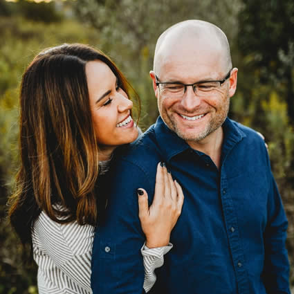 Chiropractor Champaign, Dr. Melby and his wife