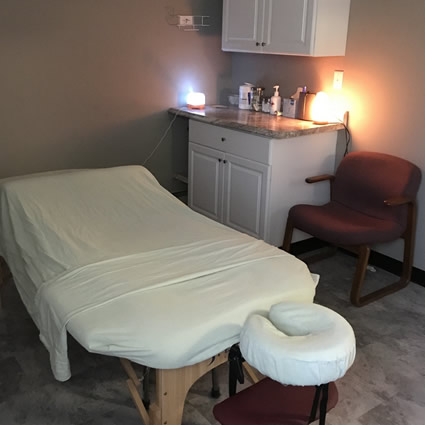 Integrated Complementary Healthcare Services massage room