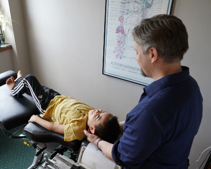 Craniosacral Therapy used to treat pediatric patient