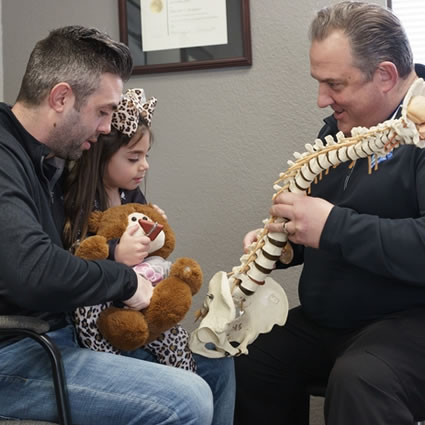 Doctor talking to patient