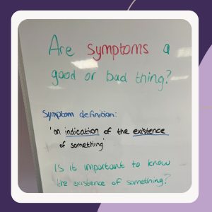 Symptoms whiteboard