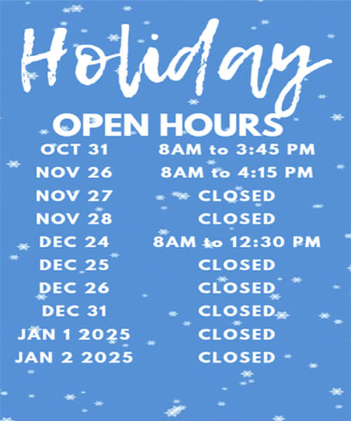 Holiday-Hours